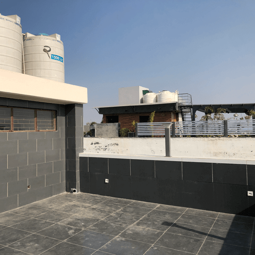 roof terrace for solar